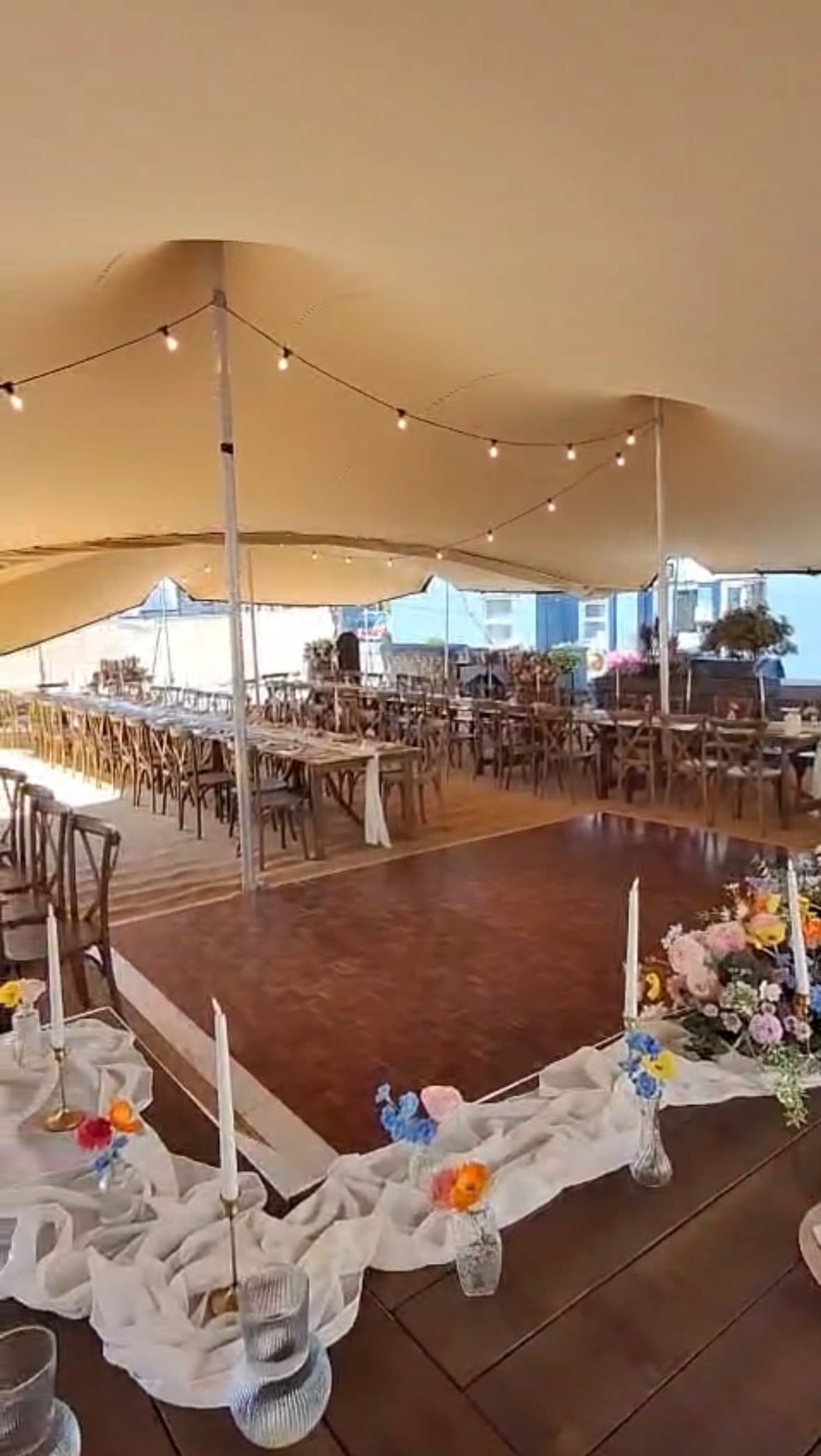 RiseUp! Event hire — marquee